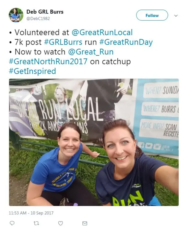 Volunteers at Great Run Local