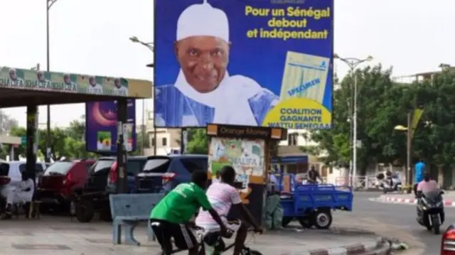 Senegal election poster