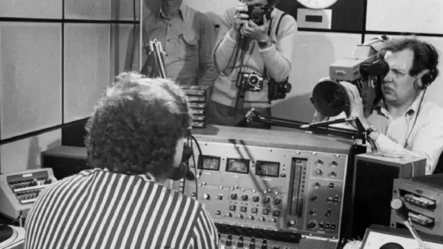 The launch of BBC Radio Norfolk in 1980