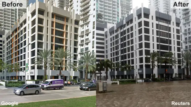 Miami Brickell Avenue before and after