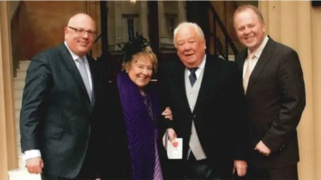 Margaret Jackson with her family