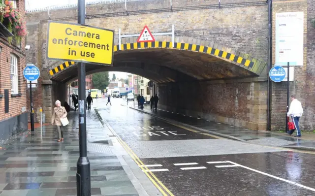 Bus lane in Chelmsford