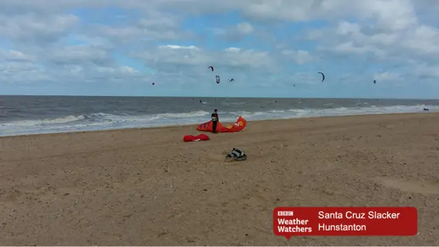 The beach at Hunstanton