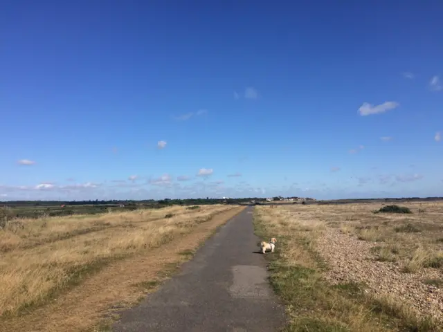 Distant shot of Thorpeness