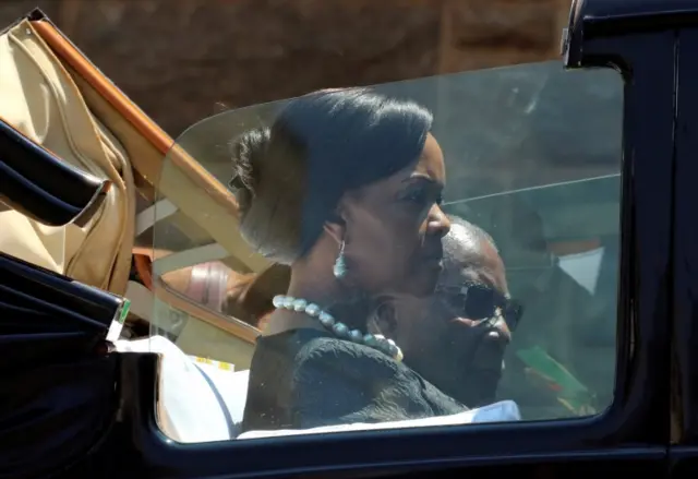 President Robert Mugabe and his wife Grace arrive to open the new session of Parliament in Harare, Zimbabwe, September 12, 2017