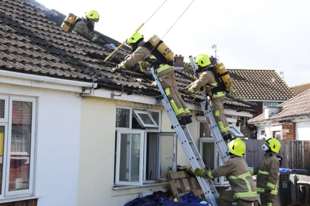 Shoreham bungalow fire