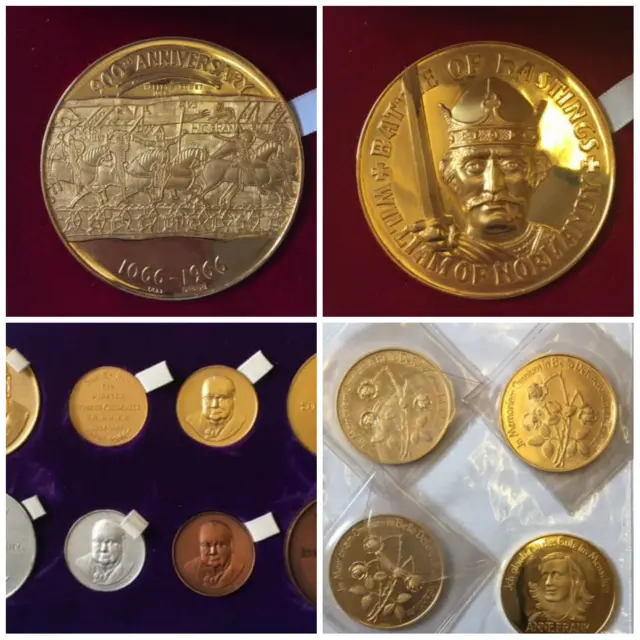 Some of the coins which are being auctioned today