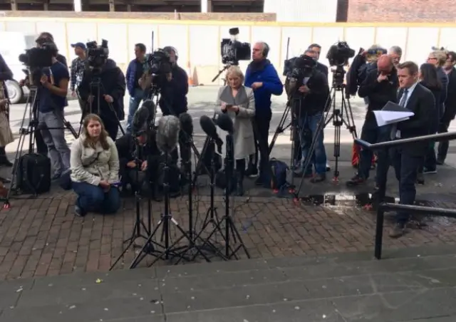 Media at Nottingham Crown Court