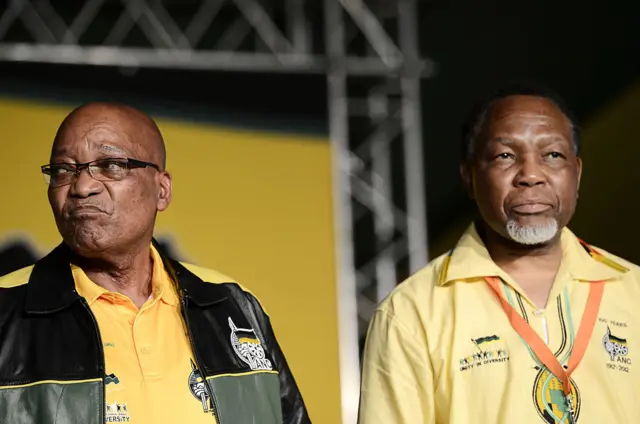 Kgalema Motlanthe and Jacob Zuma