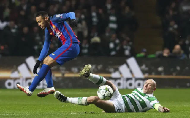 Scott Brown and Neymar will go head to head once again