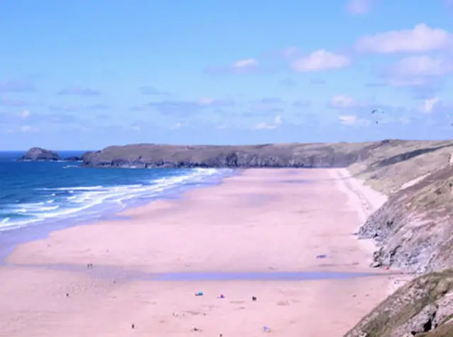 Perranporth beach