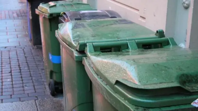 green bins