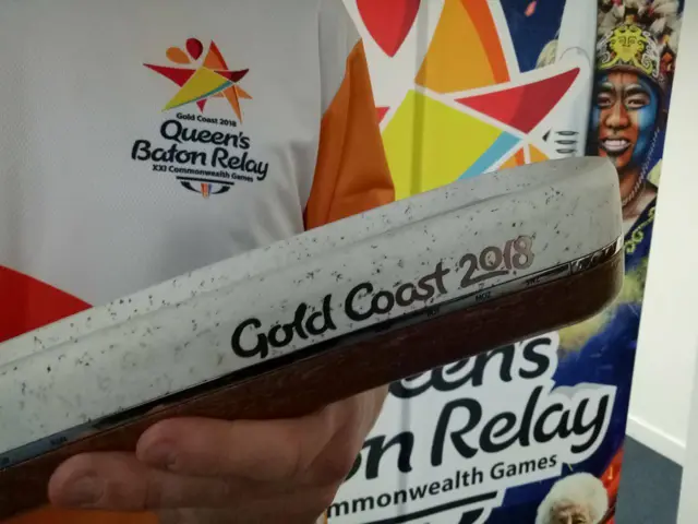 Commonwealth Games relay baton
