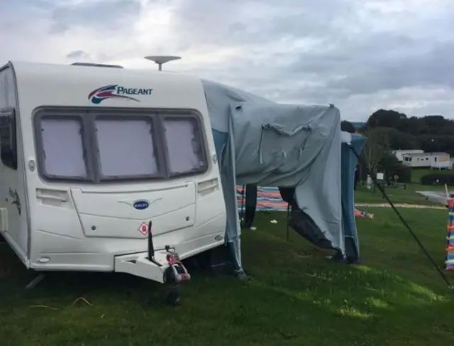 Filey storm damage