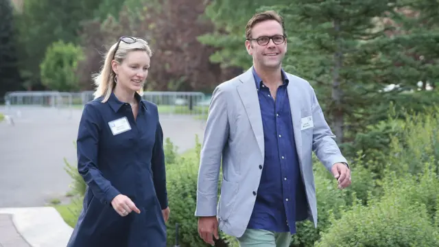 James Murdoch and wife Kathryn