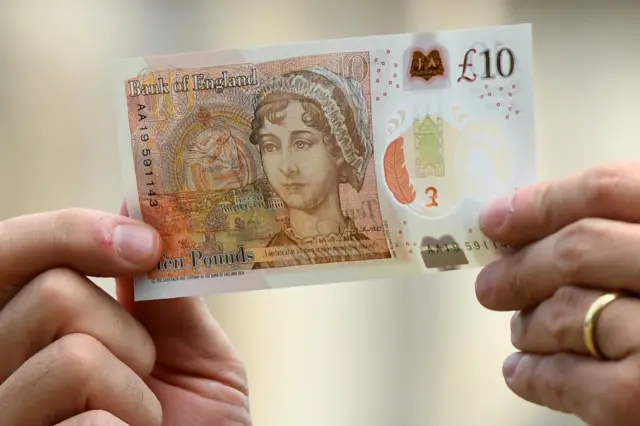 Jane Austen £10 note