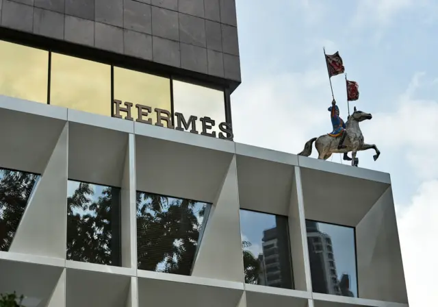 Hermes store in Singapore