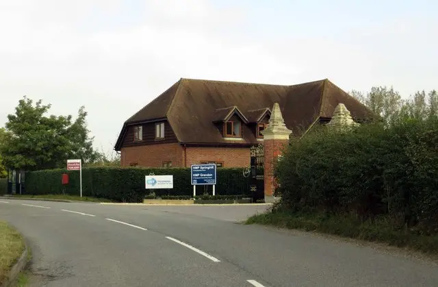 Entrance to Grendon Prison