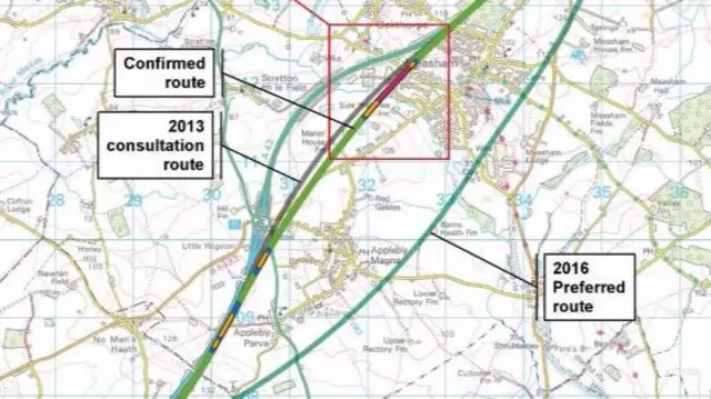 HS2 route map