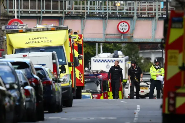 Scene at Parsons Green