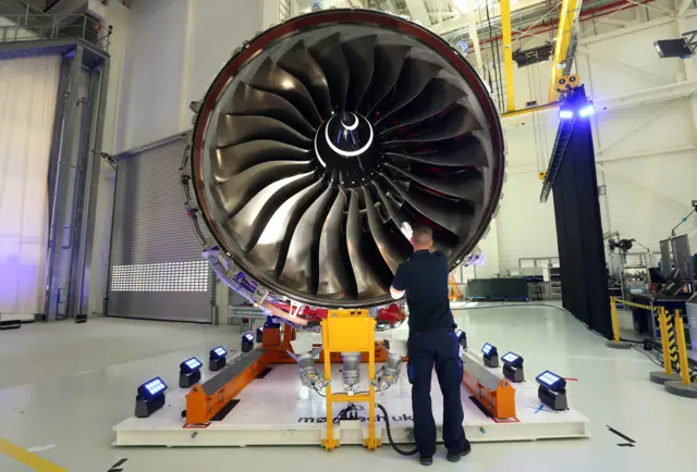 Rolls-Royce Trent XWB airplane engine