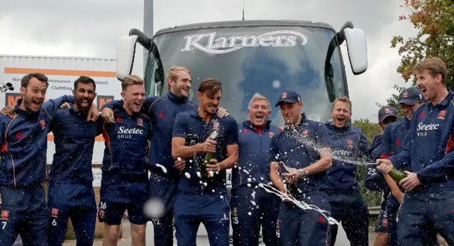 Essex celebrate title win