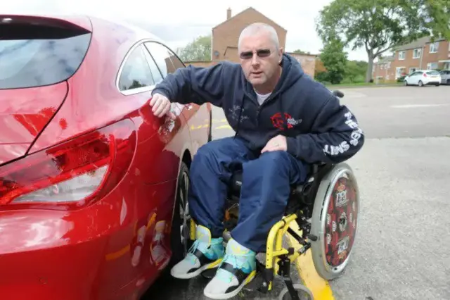 Wheelchair user Kevin O'Connell