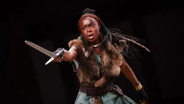 Joan Iyiola in the play