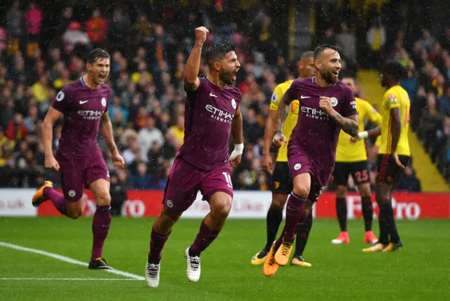 Manchester City celebrate