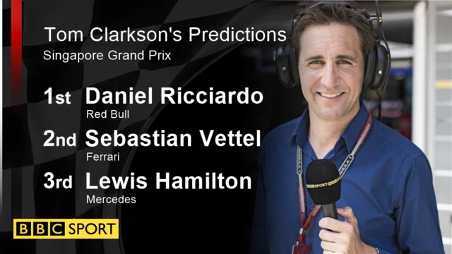 Tom Clarkson's Predictions for Singapore GP