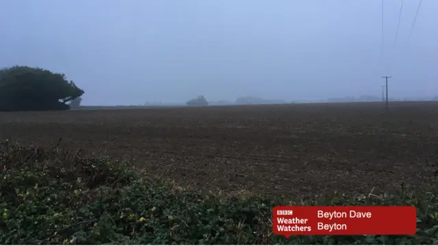 Misty morning in Beyton