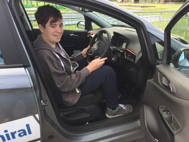 Young driver