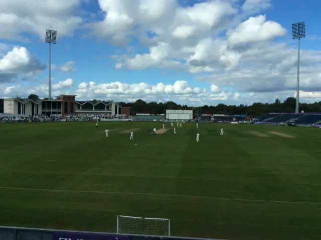 View from the press box