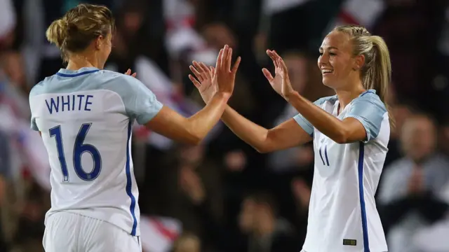 Elen White and Toni Duggan