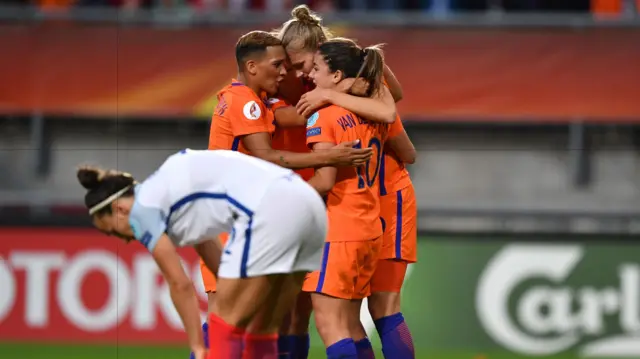 England lose to the Netherlands