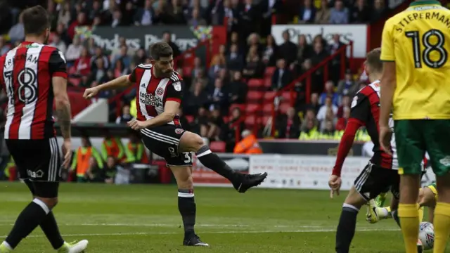 United in action against Norwich