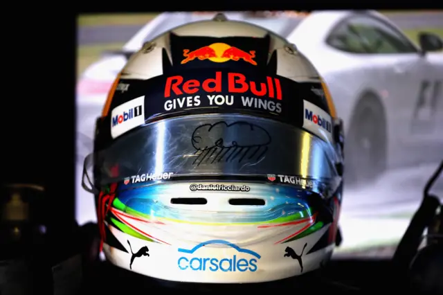 Daniel Ricciardo helmet