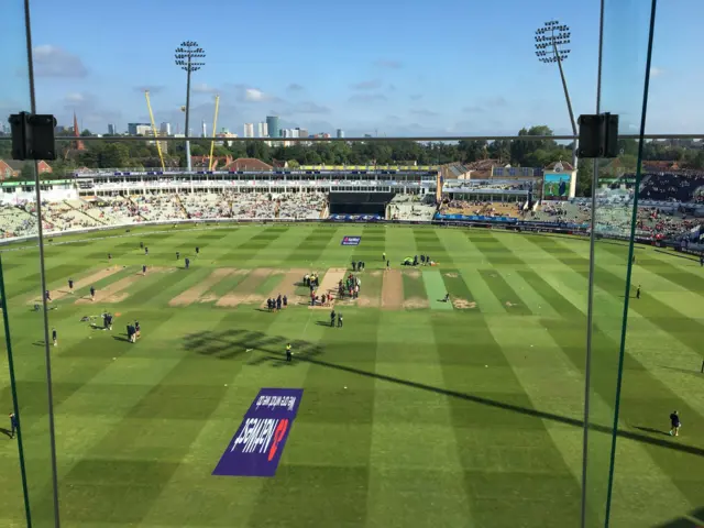 Edgbaston sun