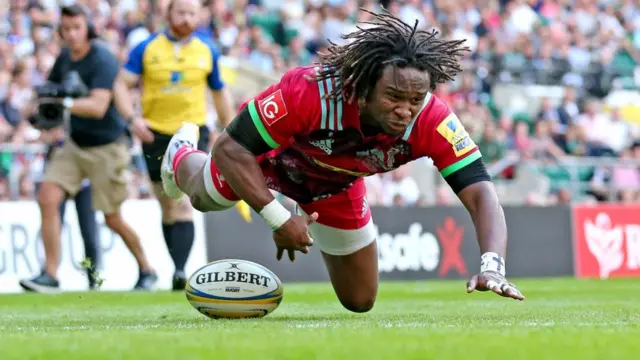 Marland Yarde scores