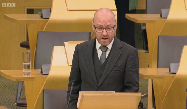 Scottish Green Co-covener Patrick Harvie