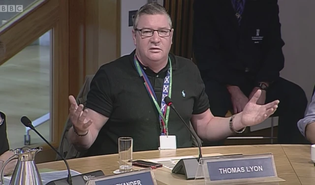 Thomas Lyon, service user for Shelter Scotland