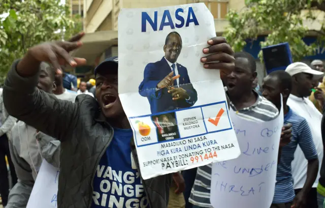 Nasa protestors