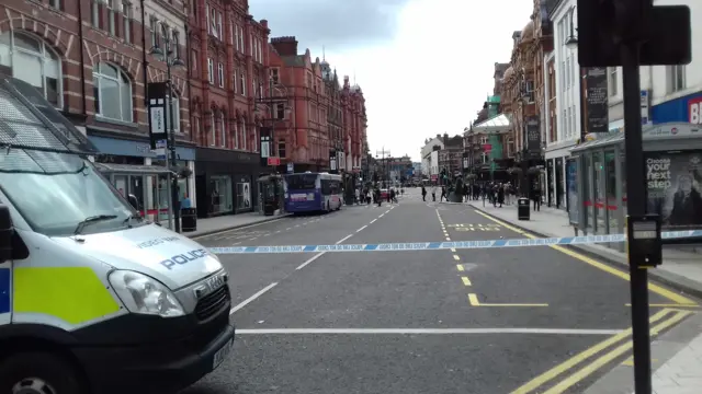 Leeds market cordon