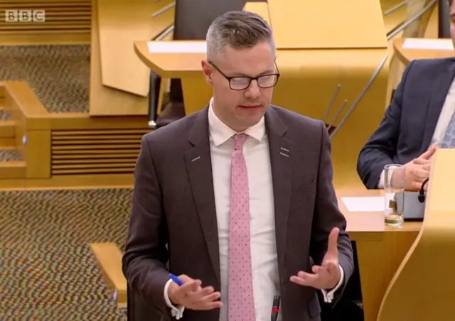 Finance Secretary Derek Mackay