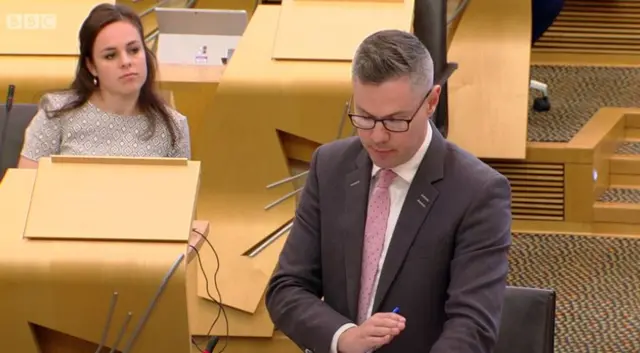 Finance Secretary Derek Mackay