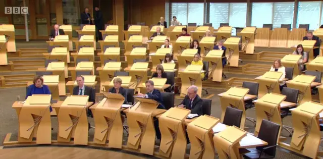 Scottish government front bench