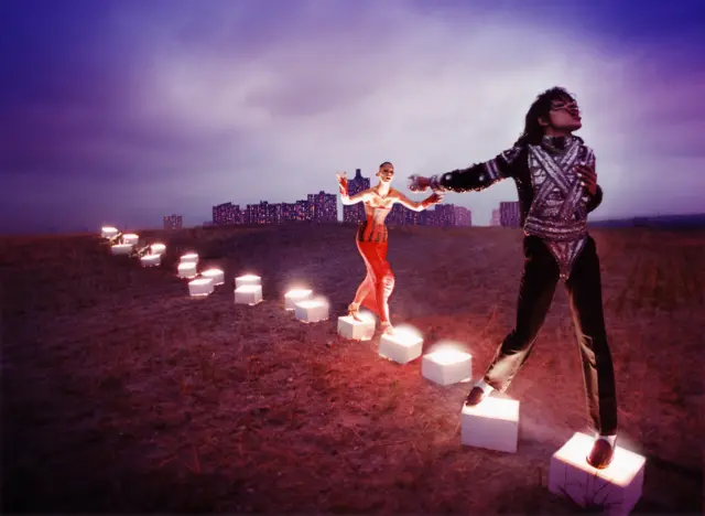 An illuminating path byt David LaChapelle