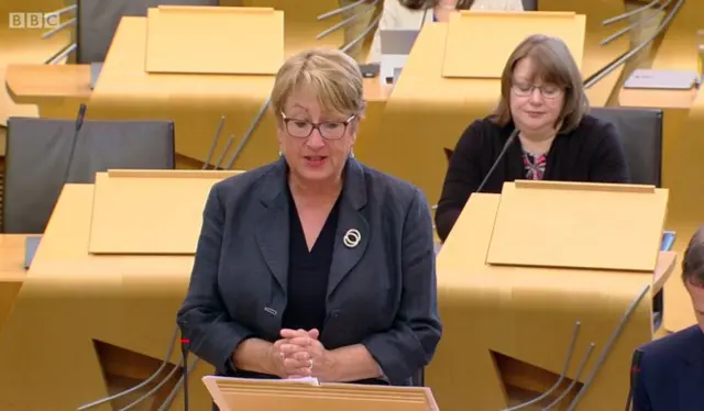 Community Safety Minister Annabelle Ewing