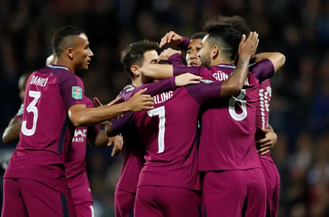 Manchester City celebrate