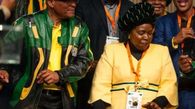 Nkosazana Dlamini-Zuma and President Zuma